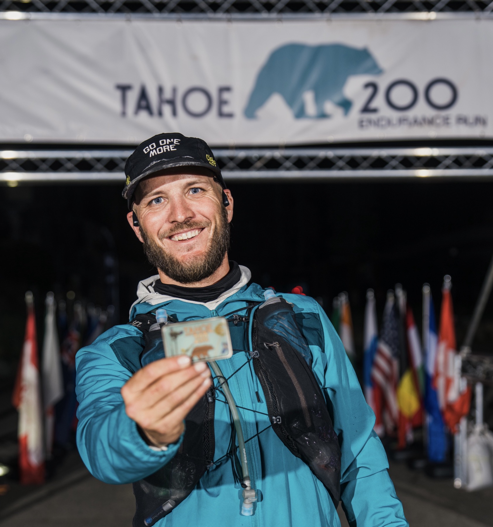 Jonathan Jaworski at the Tahoe 200 finish line